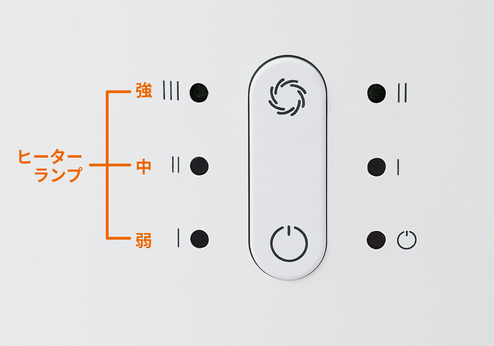 使いやすい3つの温風